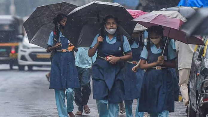 Schools closed today in five districts of Tamil Nadu due to heavy rains