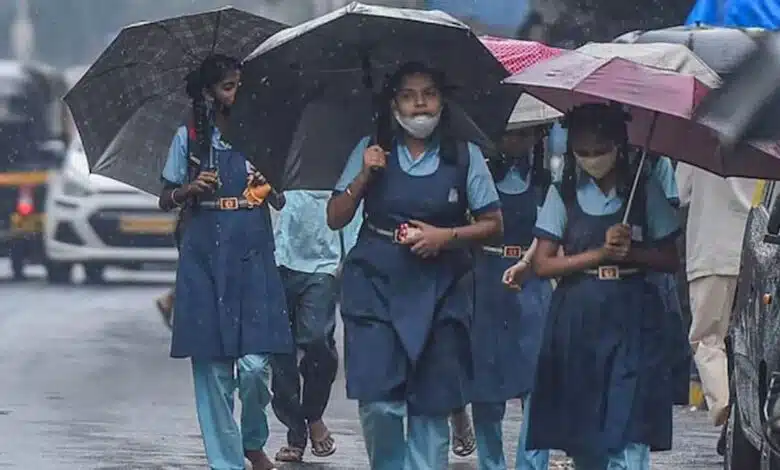 Schools closed today in five districts of Tamil Nadu due to heavy rains