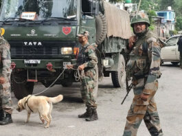 Jammu-Kashmir: After information about suspected explosive, security forces conducted search operation in Sidhra.