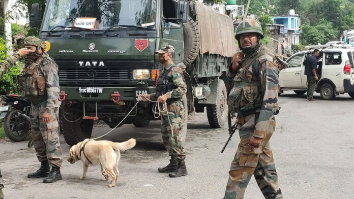 Jammu-Kashmir: After information about suspected explosive, security forces conducted search operation in Sidhra.