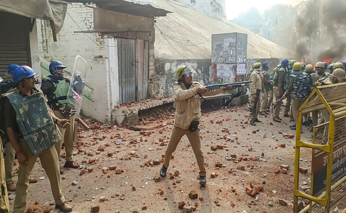 Three people died in violent clash during survey at Shahi Jama Masjid in Sambhal, UP.