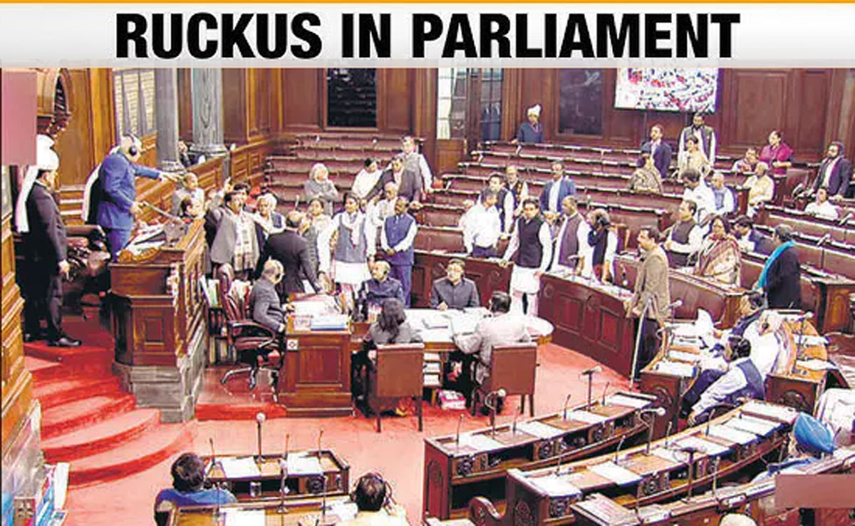 Ruckus in Parliament: Sudhanshu Trivedi targets Congress