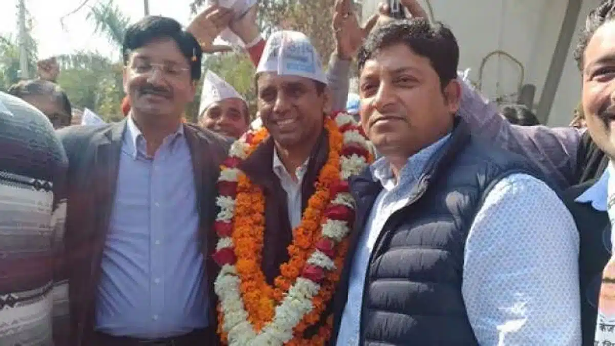 AAP gave ticket to Mahendra Chaudhary in place of candidate Naresh Yadav from Mehrauli.