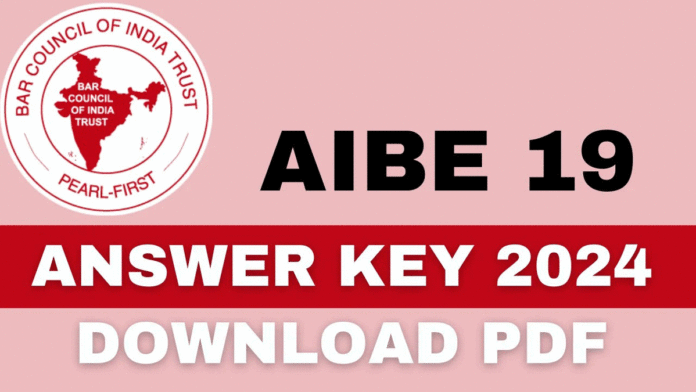 AIBE 19 Answer Key 2024 will be released soon, check details