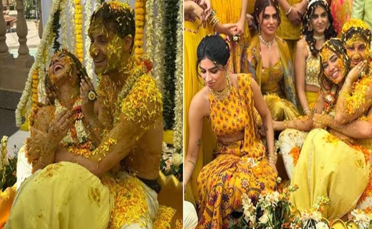 Anurag Kashyap's daughter Alia's haldi attended by bride's friend Khushi Kapoor