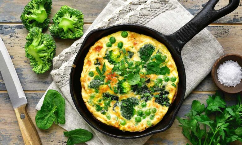 Broccoli Omelette A refreshing and healthy way to have breakfast