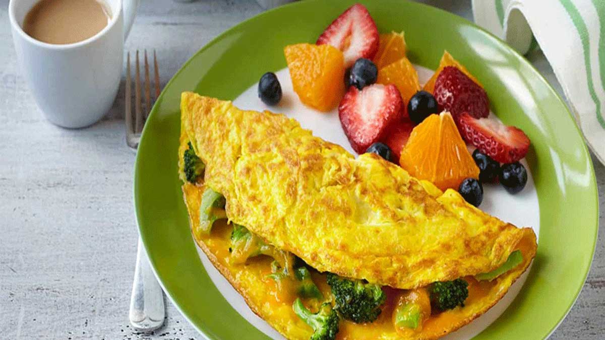 Broccoli Omelette A refreshing and healthy way to have breakfast