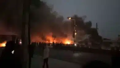 Massive explosion in CNG tanker on Jaipur-Ajmer highway, five dead, many injured