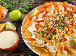 Cheesy Chips Chaat: A delicious mix of cheese and Indian street flavours