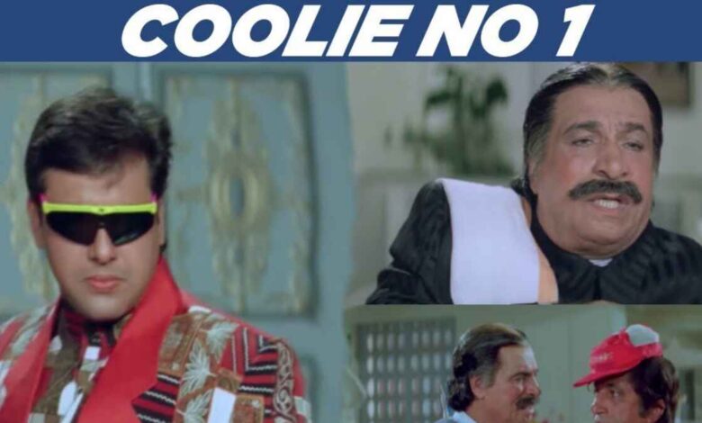 Coolie No.1 (1995): An entertaining story of a romantic comedy film