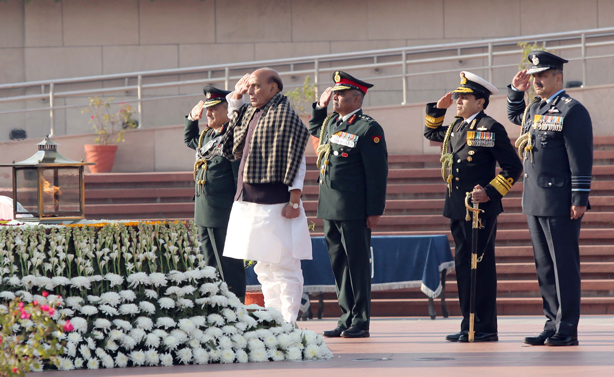 On the occasion of Vijay Diwas, PM Modi paid tribute to the selfless dedication and unwavering resolve of the soldiers.