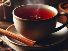 Drink cinnamon decoction daily in winter