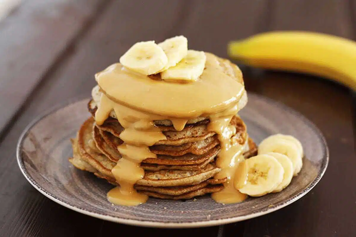 Eggless Banana Pancake is a great dish for breakfast