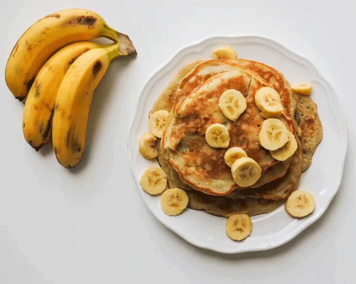 Eggless Banana Pancake is a great dish for breakfast