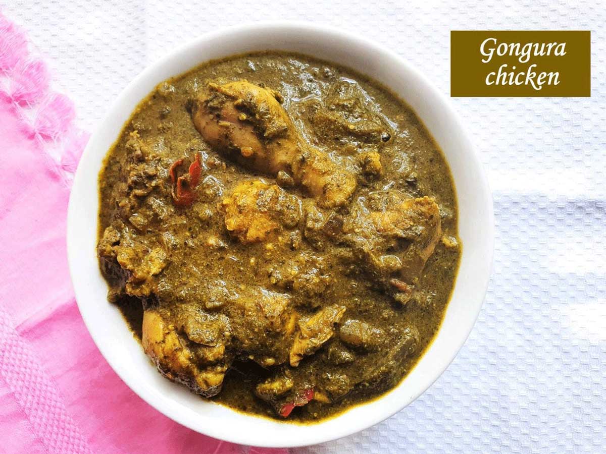 Gongura Chicken Curry A tangy and spicy taste from Andhra