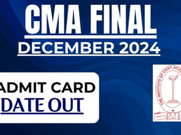 ICMAI CMA December 2024 Admit Card Released, Check Steps to Download