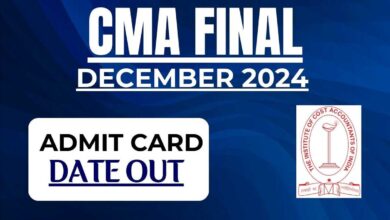 ICMAI CMA December 2024 Admit Card Released, Check Steps to Download