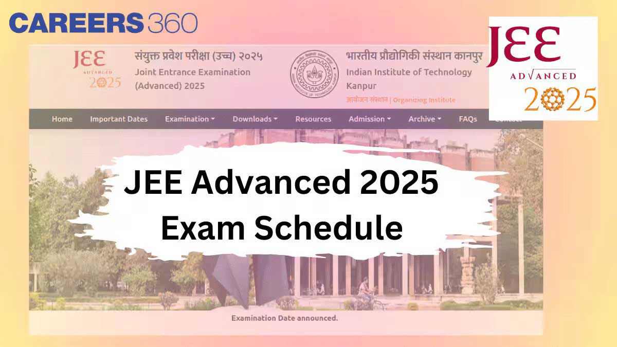 JEE Advanced 2025 exam date announced, check details