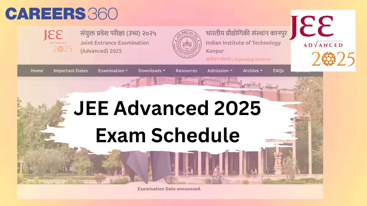 JEE Advanced 2025 exam date announced, check details