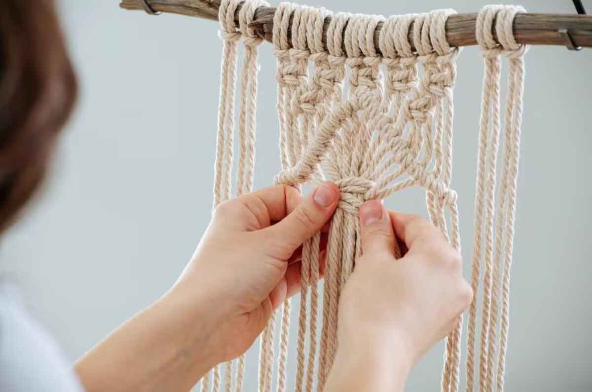 Macrame art is a timeless craft