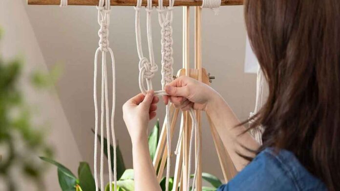 Macrame art is a timeless craft