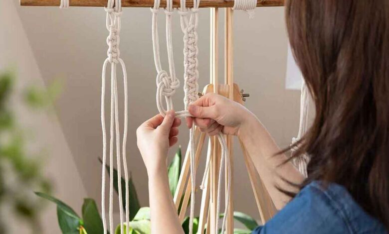 Macrame art is a timeless craft