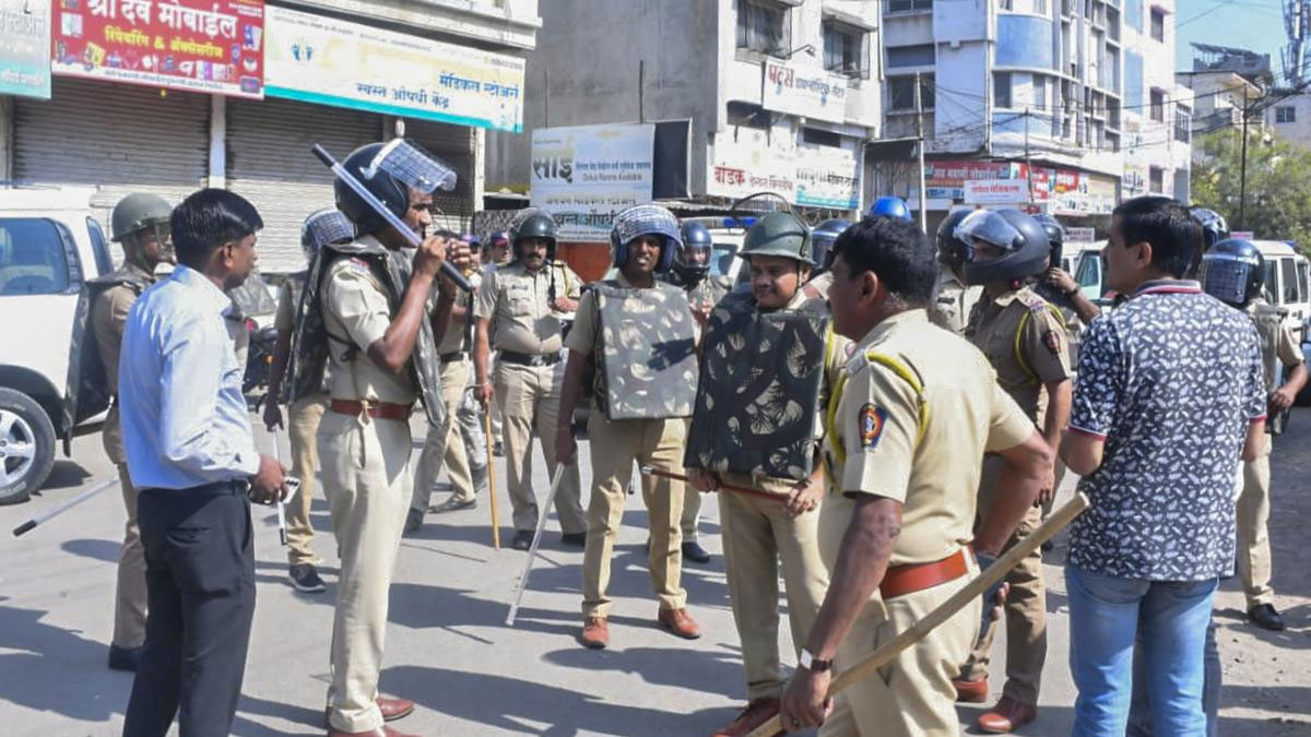 Police in action after riots in Parbhani, Maharashtra, 40 people involved in violence arrested