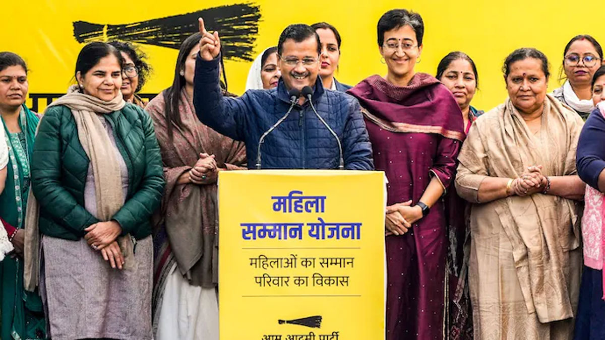 Registration for Mahila Samman Yojana will start from tomorrow, Kejriwal announced before Delhi elections.