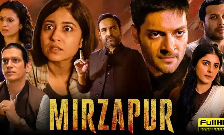 Mirzapur" an Indian crime thriller web series