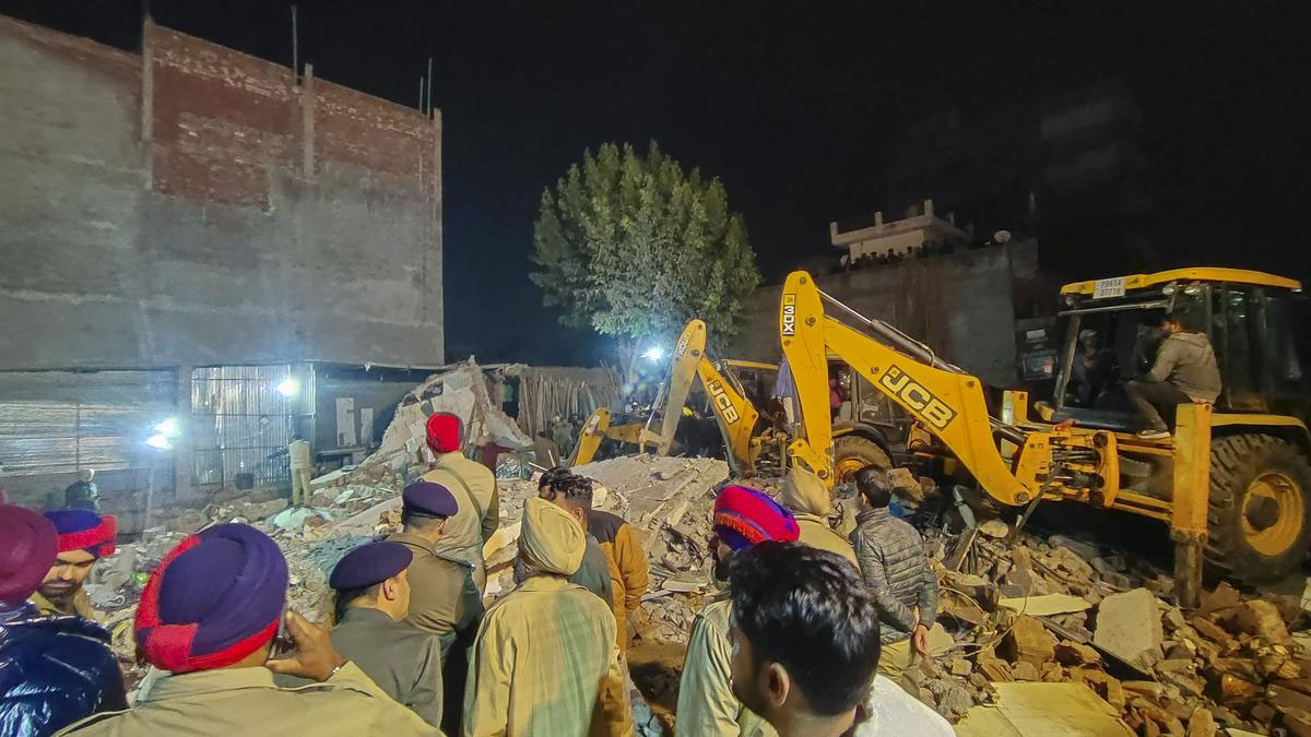 A woman died after a multi-storey building collapsed in Mohali, Punjab, case registered against the owner.