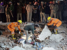 A woman died after a multi-storey building collapsed in Mohali, Punjab, case registered against the owner.