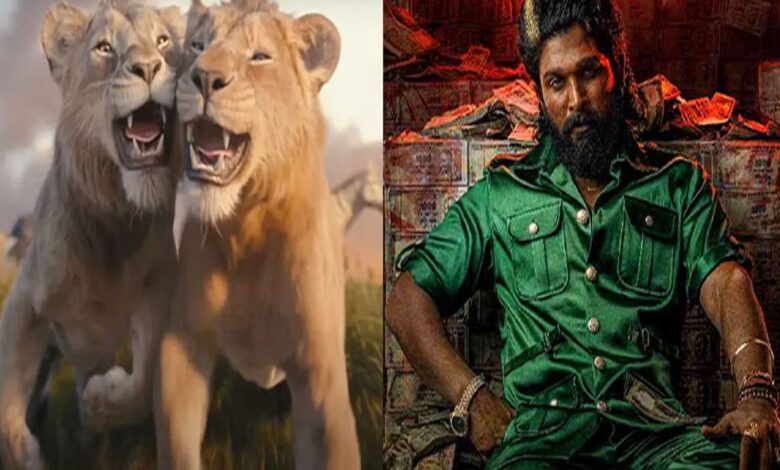 Mufasa: The Lion King roared for the second day, yet Pushpa 2's storm caused damage