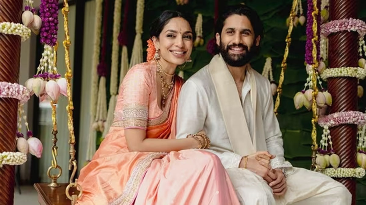 Naga Chaitanya and Shobhita Dhulipala's first official wedding pictures revealed