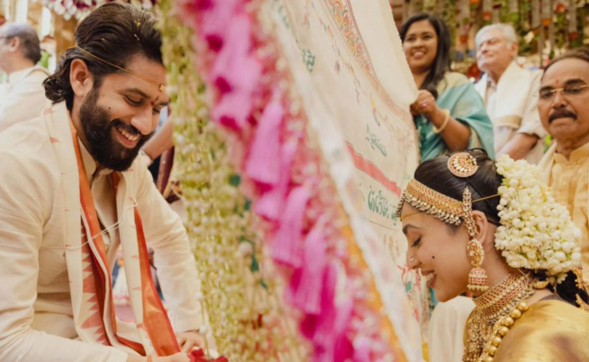 
Naga Chaitanya and Shobhita Dhulipala's first official wedding pictures revealed