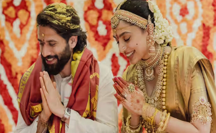 Naga Chaitanya and Shobhita Dhulipala's first official wedding pictures revealed