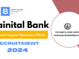 Nainital Bank Recruitment 2024 Registration begins for Customer Support Associate (Clerk) posts, check details