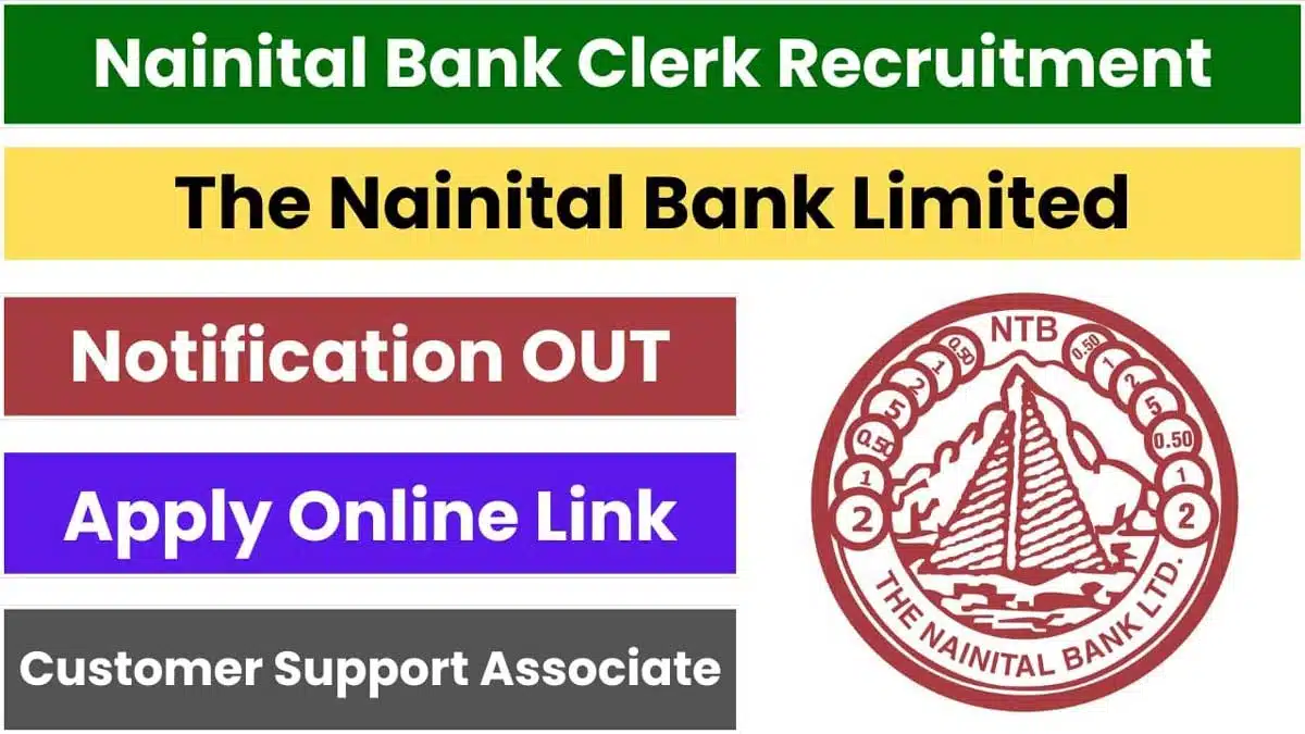 Nainital Bank Recruitment 2024 Registration begins for Customer Support Associate (Clerk) posts, check details