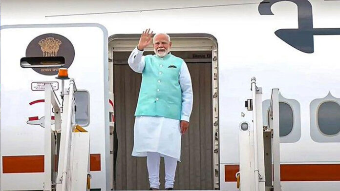 PM Modi leaves for two-day historic visit to Kuwait