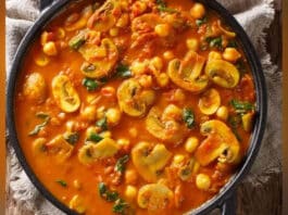 Pea mushroom masala recipe for winter