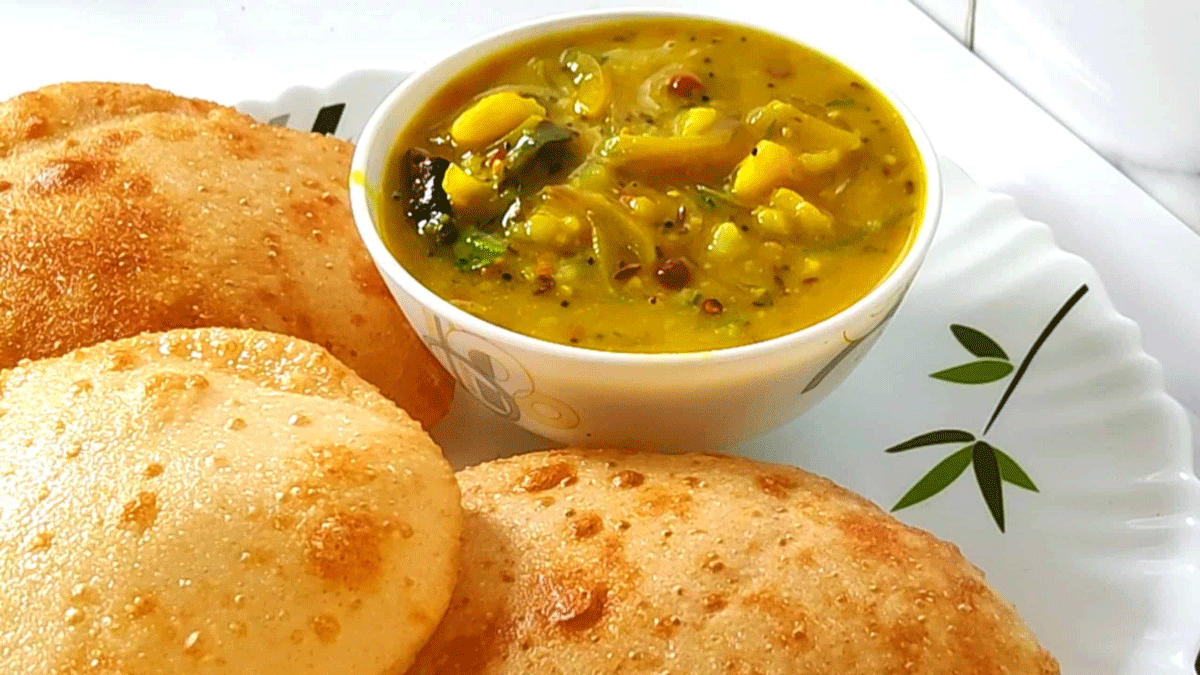 Puri Bhaji Quick and easy Desi food