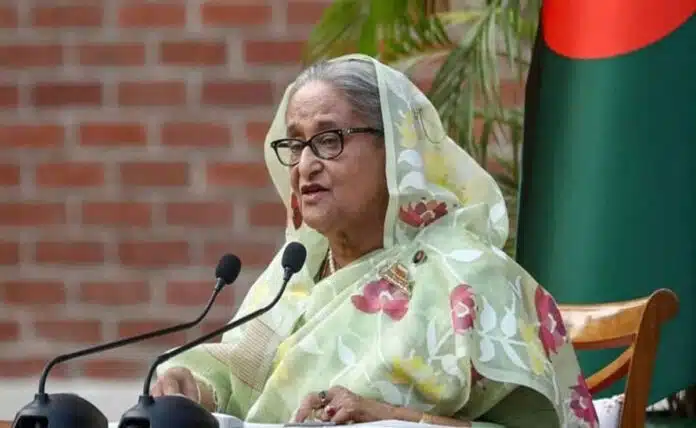 Sheikha Hasina attacks Yunus in first public address after fleeing Bangladesh, accuses him of genocide