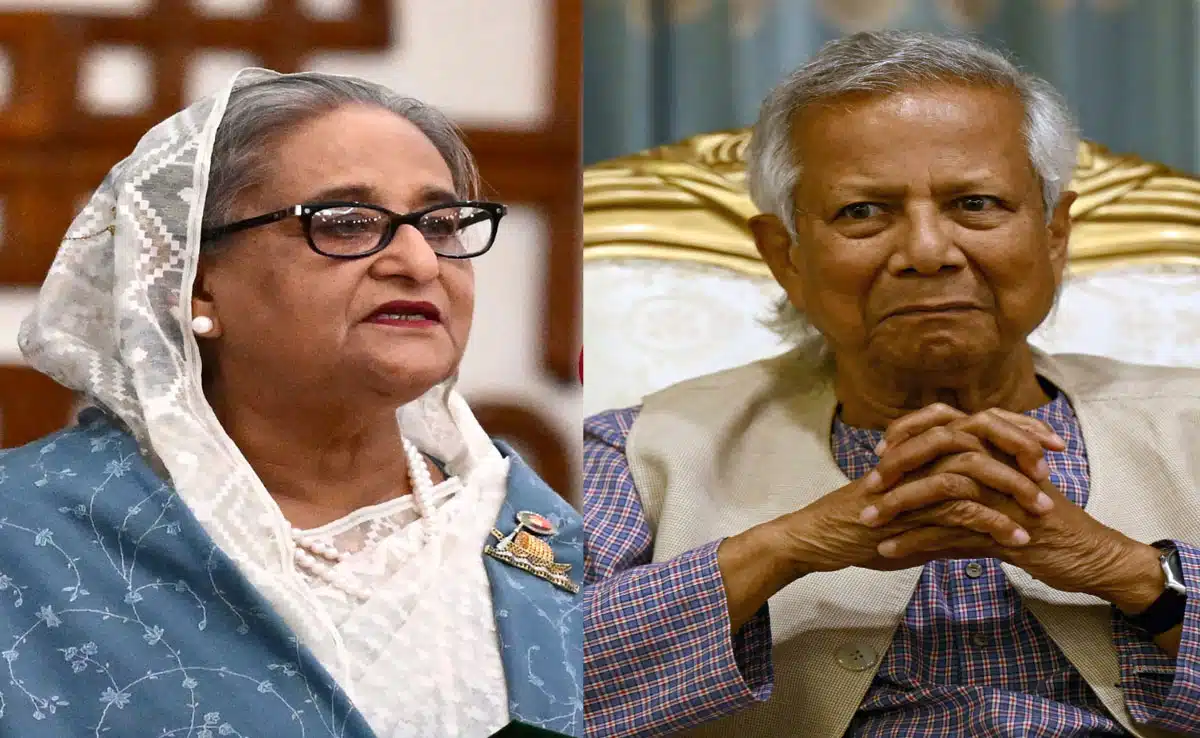 Sheikha Hasina attacks Yunus in first public address after fleeing Bangladesh, accuses him of genocide