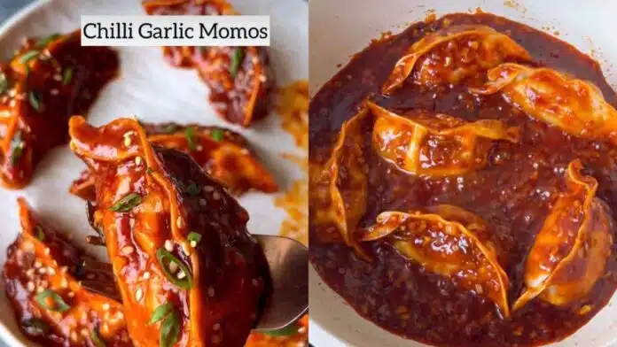 Spicy Chilli Garlic Momos A delicious Indo-Tibetan delight