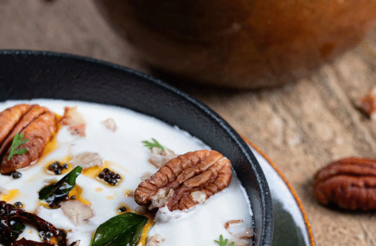 Tadka Pecan Raita A delicious Indian raita recipe