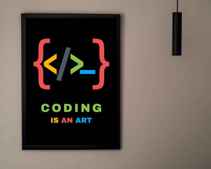 The art of coding is a blend of creativity and logic