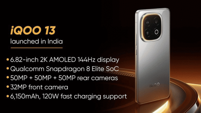 iQOO 13 with 50-megapixel triple camera and Snapdragon 8 Elite launched in India