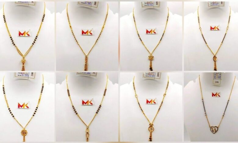 new design of gold mangalsutra