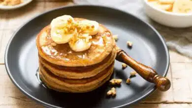 Eggless Banana Pancake is a great dish for breakfast