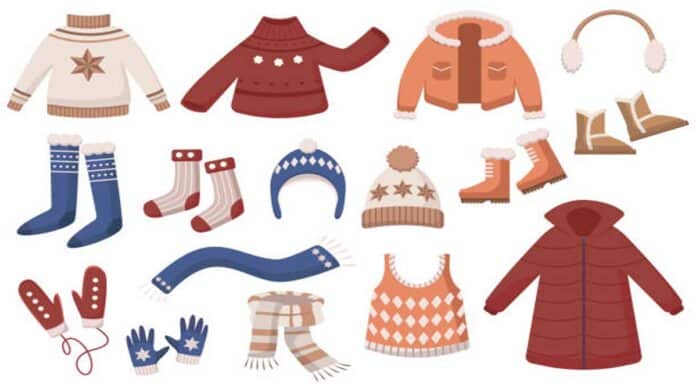 Clothes to wear in cold weather