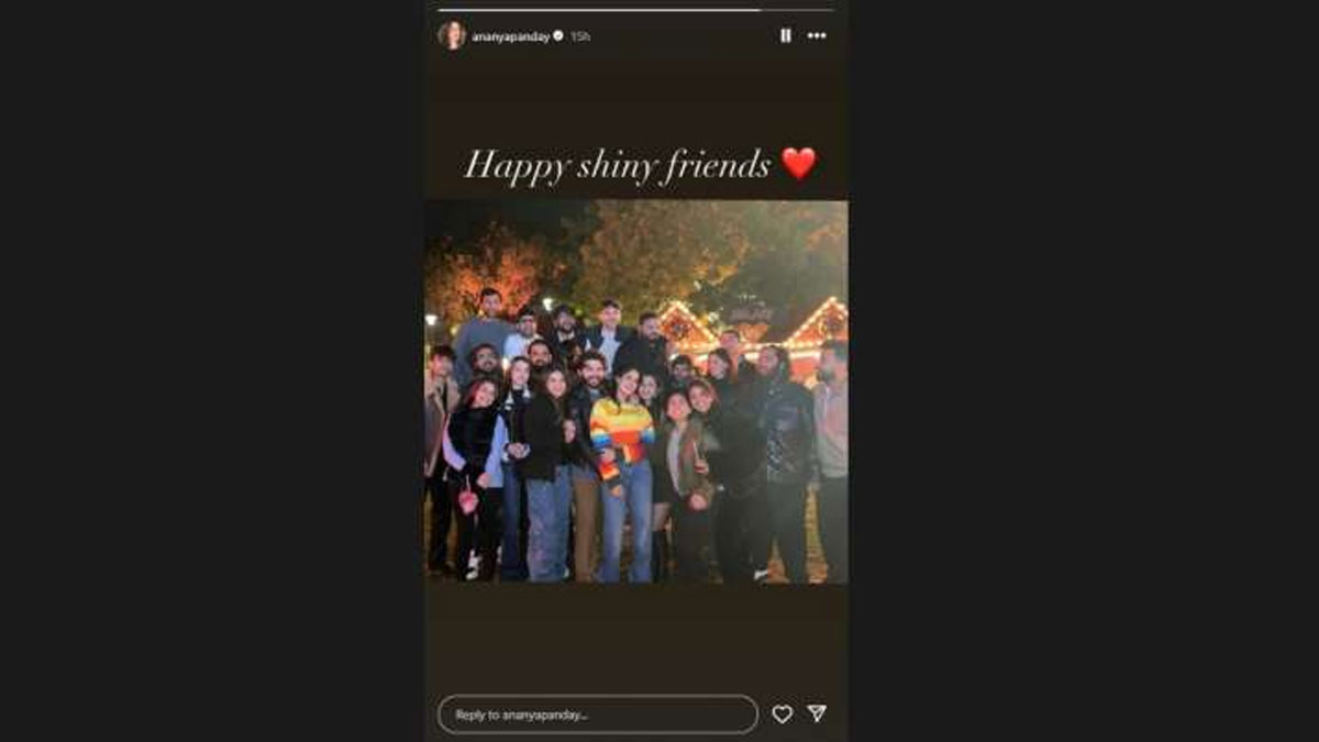 Ananya Panday shares unseen picture of her 'dazzling friends' with Anant Ambani and Janhvi Kapoor